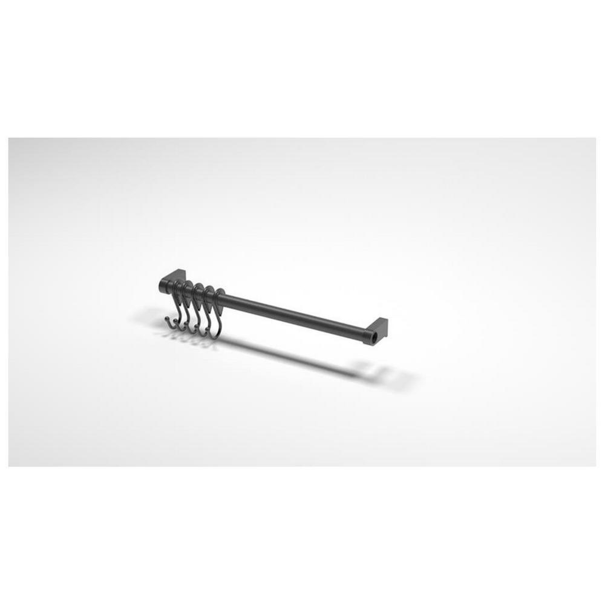 ڕێڵی چێشتخانە بە ٥ قوڵاب ٤٠ سم - کرۆم - SM504