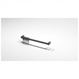 ڕێڵی چێشتخانە بە ٥ قوڵاب ٤٠ سم - ڕەش - SM504-B