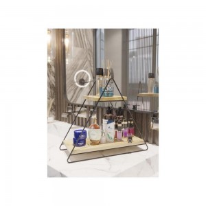 ڕەفەی دار سێگۆشەی ٢ قات - SD011-G