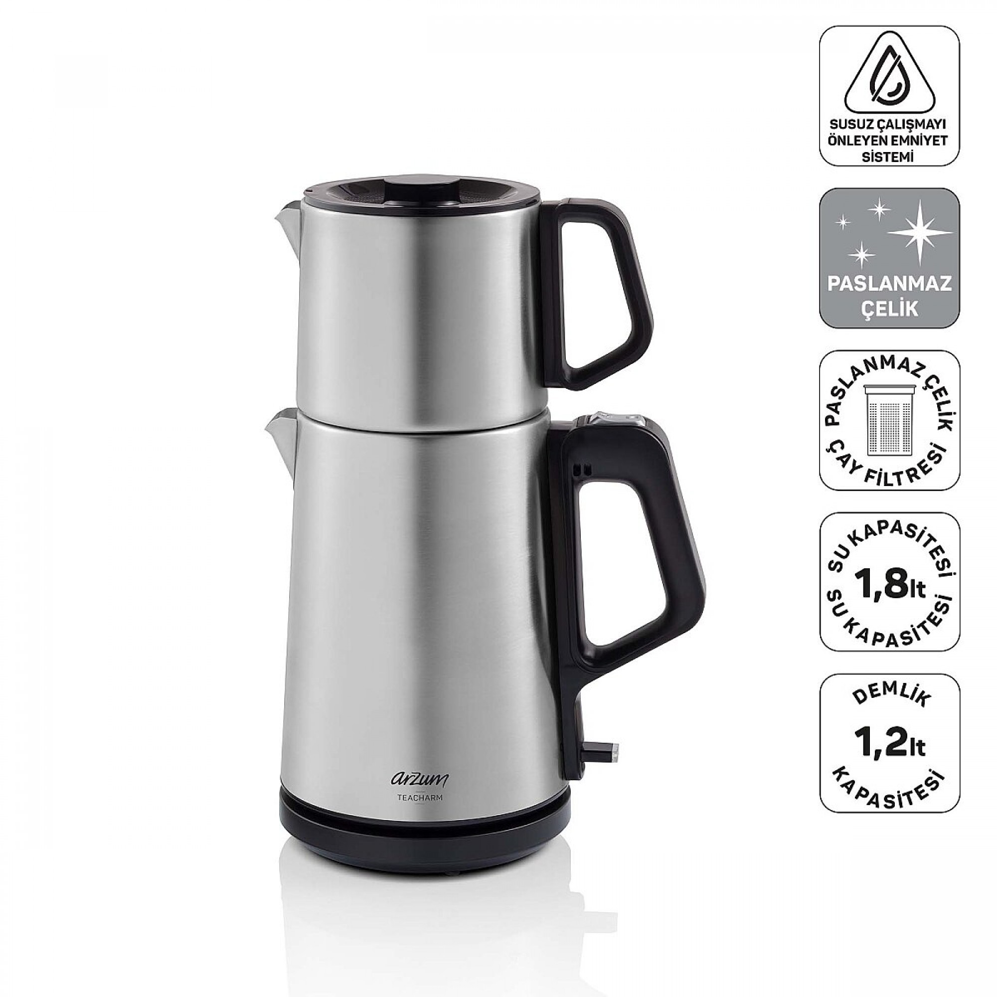 سێتی چایکوڵی کارەبایی تی چارم ; ئینۆکس - AR3143X