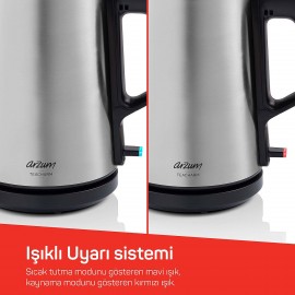 سێتی چایکوڵی کارەبایی تی چارم ; ئینۆکس - AR3143X