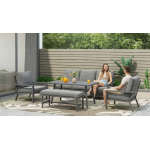 سێتی دانیشتنی باخچە 3+1+1 + پۆف + مێز؛ ڕەساسی