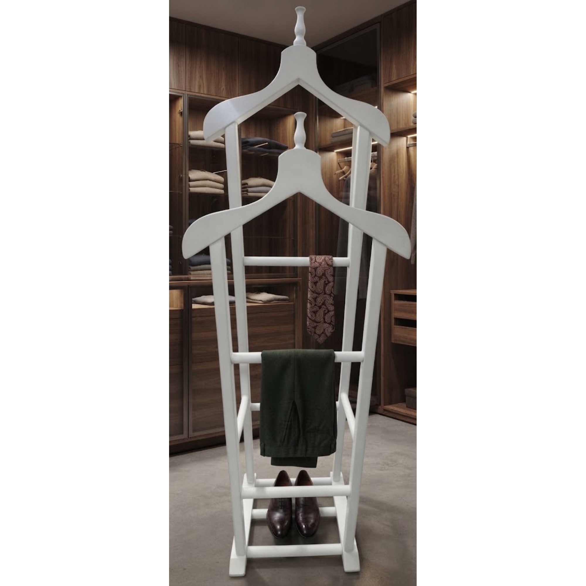 جلی هەڵواسەری جووت ; سپی