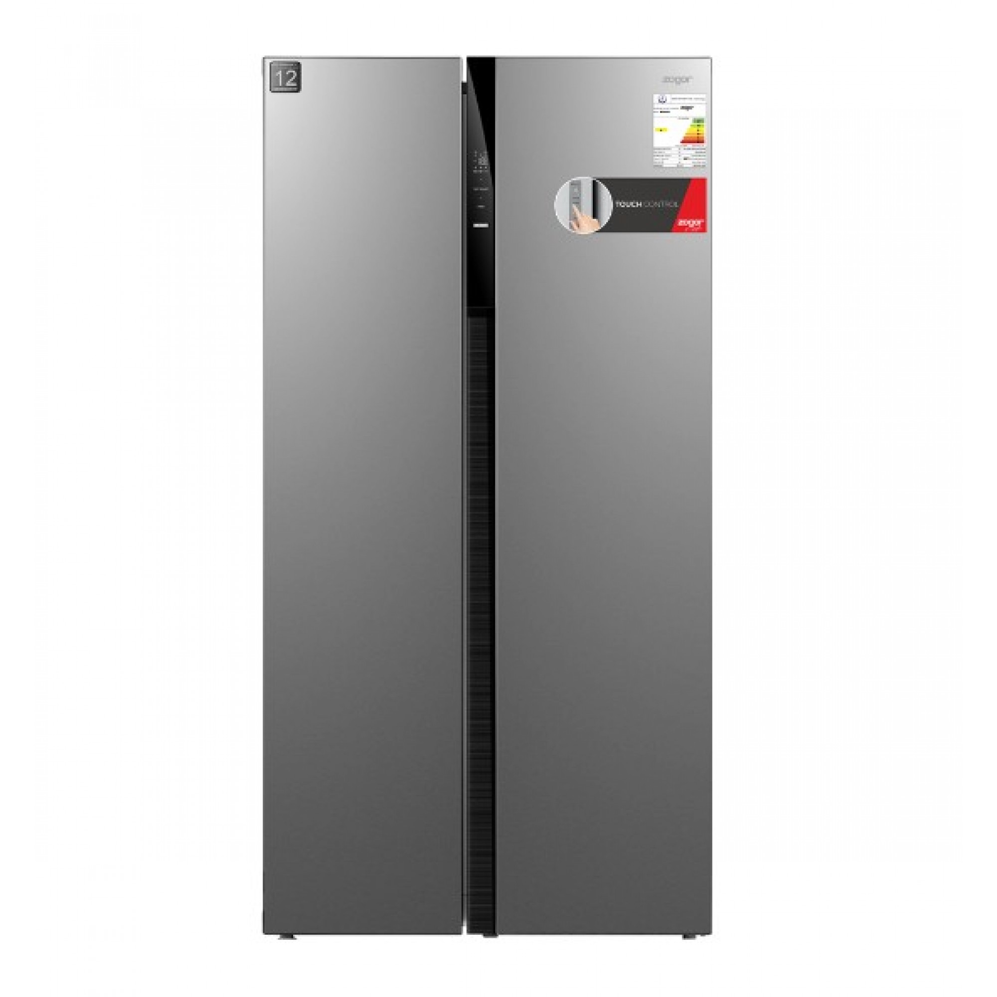 ساردکەرەوەی 2 دەرگا لەگەڵ بەفرگر ; زیوی - RZ690 X