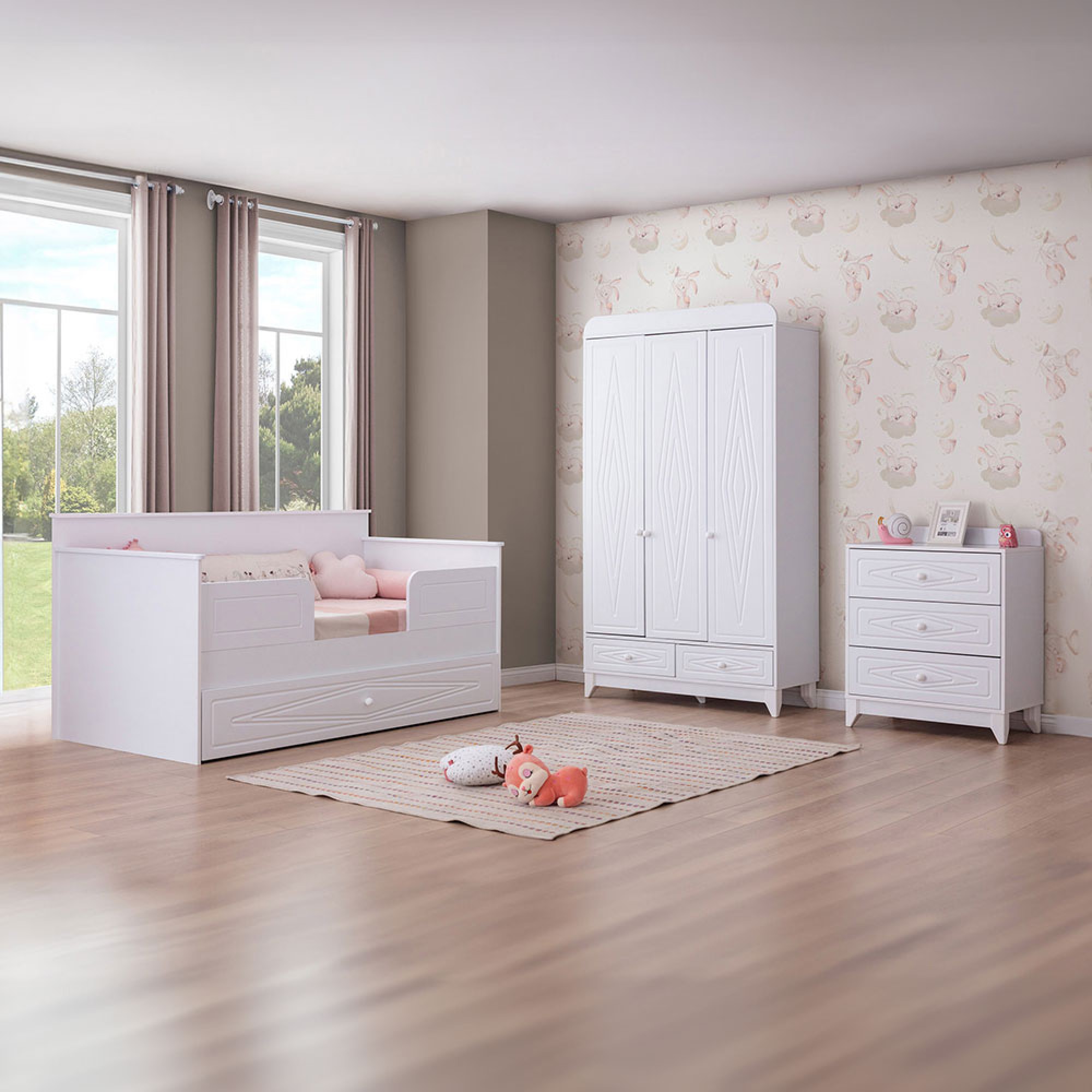 ژووری نوستنی منداڵان جۆری ئانجل