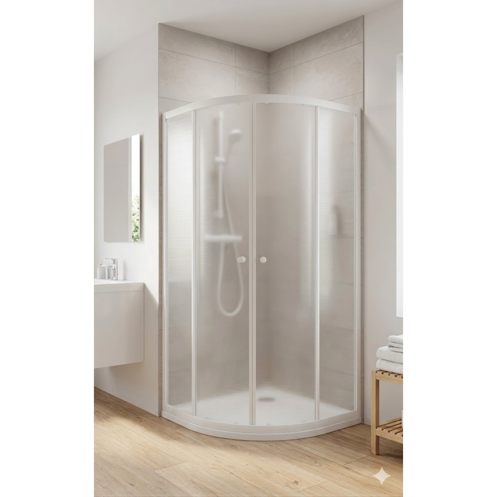 کابینەی گەرماو 90*90*185 سم  4 ملم - D101WF