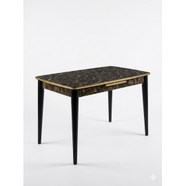 مێزی جۆری میلانۆ 120*70 سم؛ مەڕمەڕی ڕەش