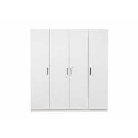 دۆلابی جل و بەرگ 4 دەرگا 180*210 سم جۆری کێلی؛ سپی - FLY220672 - FLY220672