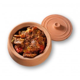 دەفری بە قەپاخ لە گڵ 27*14 سم 2500 مل 