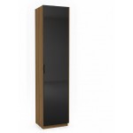 دۆلابی گۆشەی جل و بەرگ 1 دەرگا و ڕەفدار 210 سم؛ دۆرا