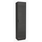 دۆلابی گۆشەی جل و بەرگ 1 دەرگا و ڕەفدار 210 سم؛ ئەنتراسیت