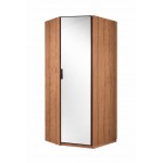 دۆلابی گۆشەی جل و بەرگ 84*84*210 سم؛ دۆرا