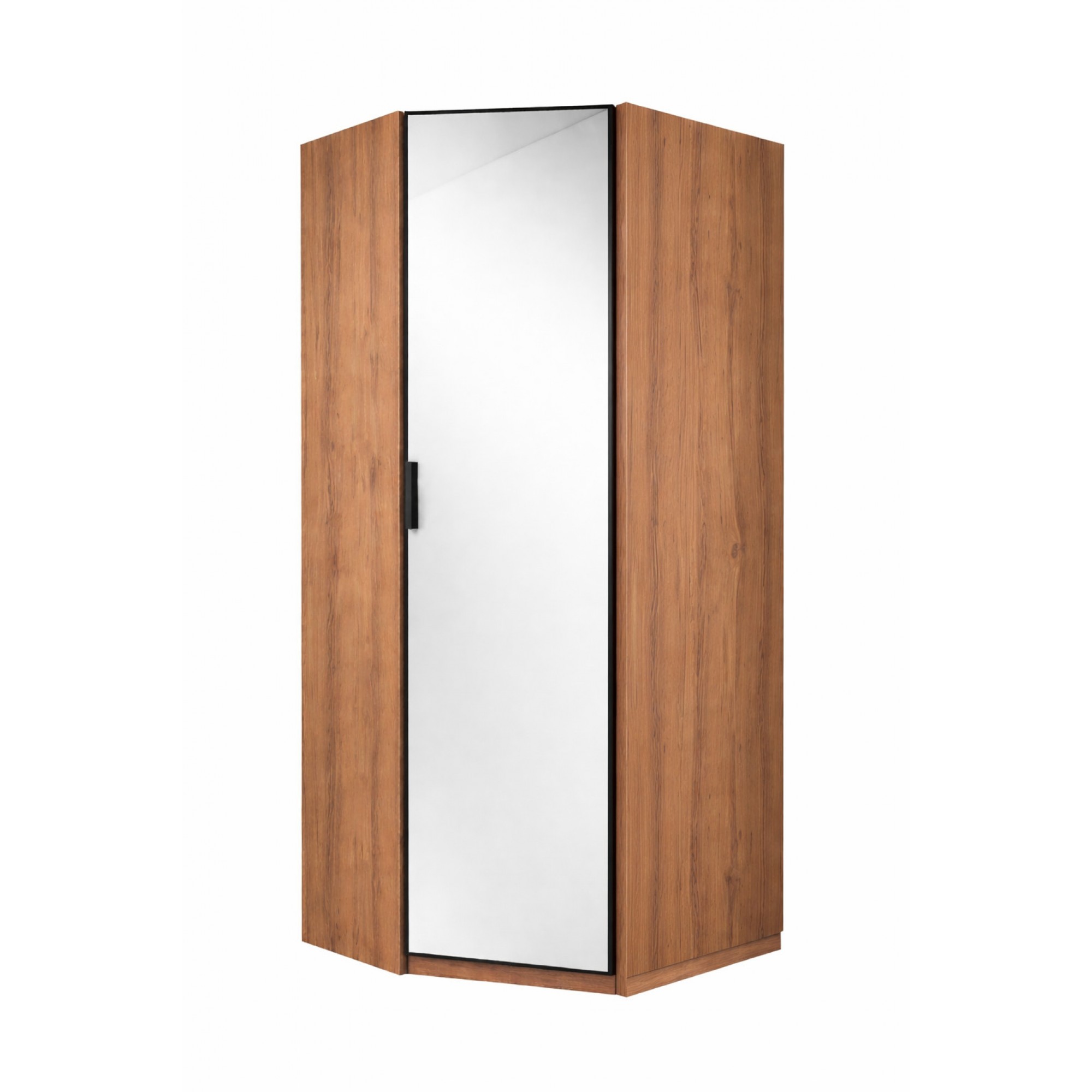 دۆلابی گۆشەی جل و بەرگ 84*84*210 سم؛ دۆرا