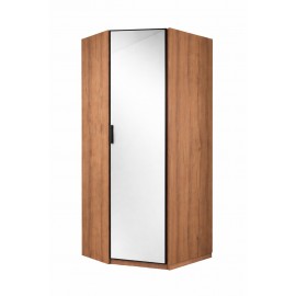 دۆلابی گۆشەی جل و بەرگ 84*84*210 سم؛ دۆرا