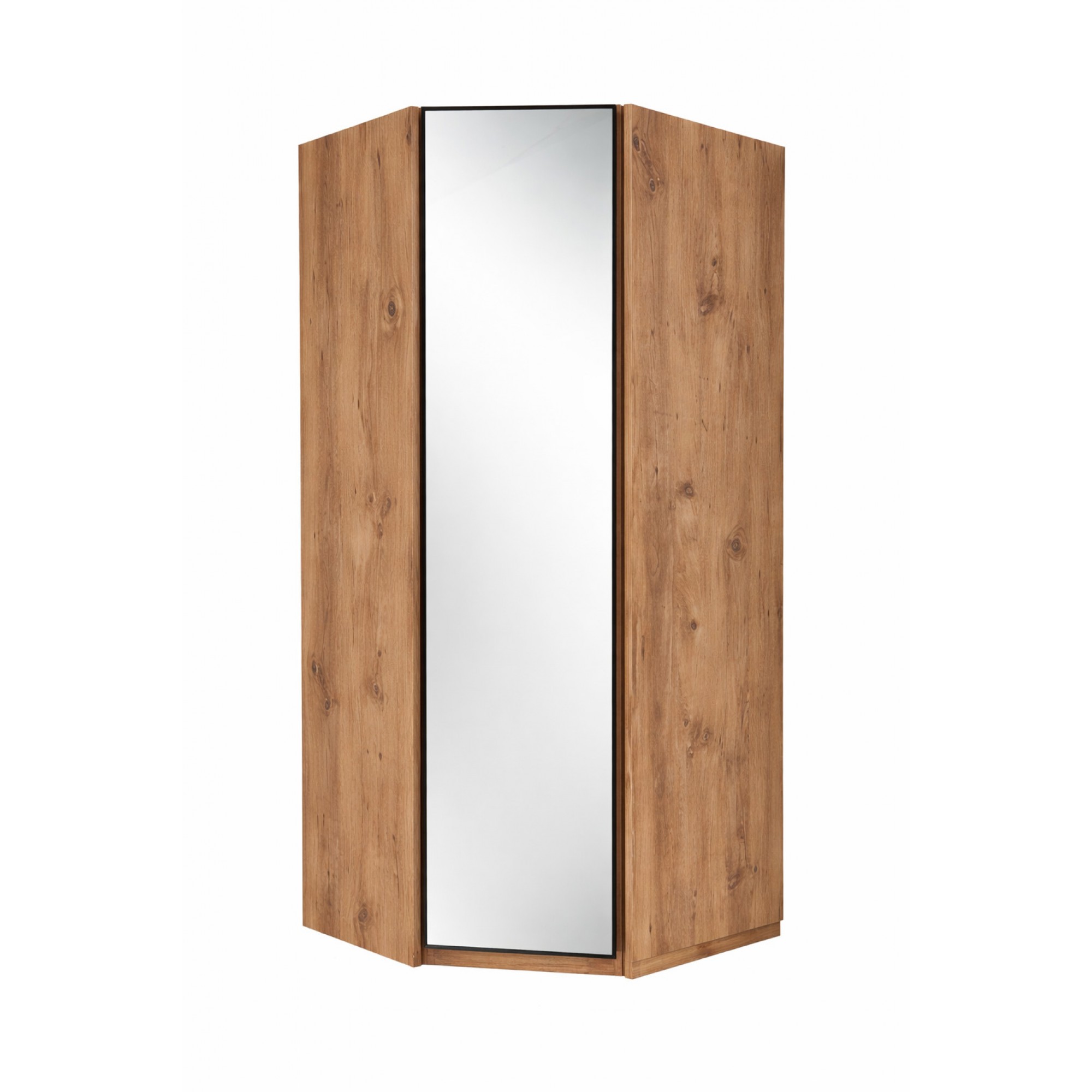 دۆلابی گۆشەی جل و بەرگ 84*84*210 سم؛ سنەوبەری ئەتڵەسی