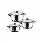 سێتی مەنجەلی ستیل 6 پارچە 24*26*28 سم