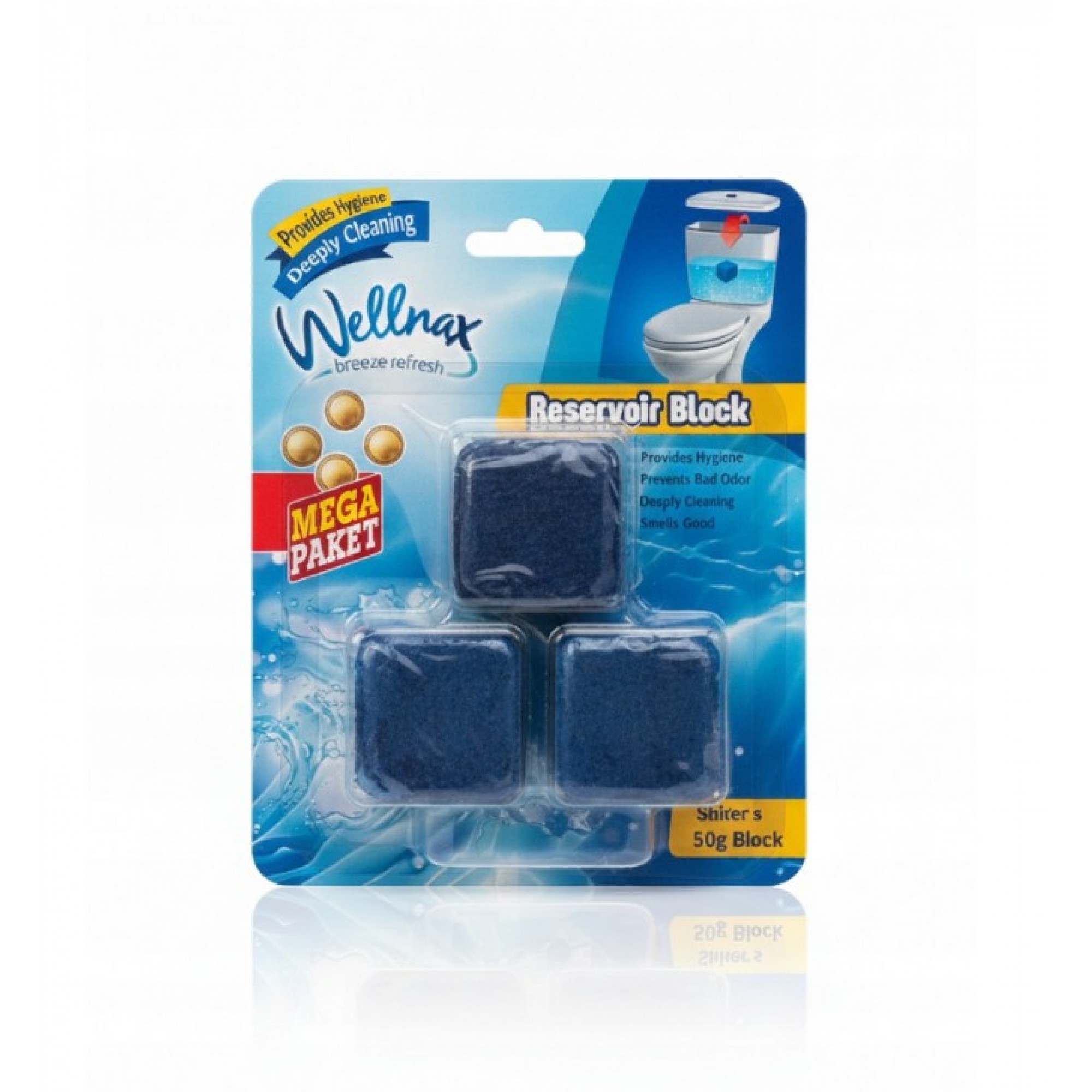 حەبی پاککەرەوەی توالێت 3 دانەیی 50 غرام - BLK-932