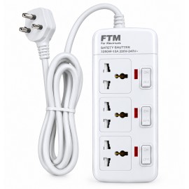 وایەری درێژکەرەوەی کارەبایی 3 خانەیی ئەرسدار 3 مەتر - ET 903