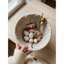 سەبەتەی چنراوی خڕ ; قەبارەی بچووك 25*23*15 سم - WP25-8