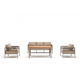 سێتی دانیشتنی لۆیا 3+1+1 + مێزی بەرزی ئیرۆکۆ; لمی - New Melon