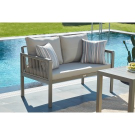 سێتی دانیشتنی گینۆڤا 2+1+1 + مێزی ناوەڕاستی ئەلەمنیۆم ; New Melon - 7006