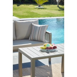 سێتی دانیشتنی گینۆڤا 2+1+1 + مێزی ناوەڕاستی ئەلەمنیۆم ; New Melon - 7006