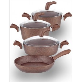 سێتی مەنجەڵی گرانایتی کارینا 7 پارچە - ESTCKK0007096 - ESTCKK0007096