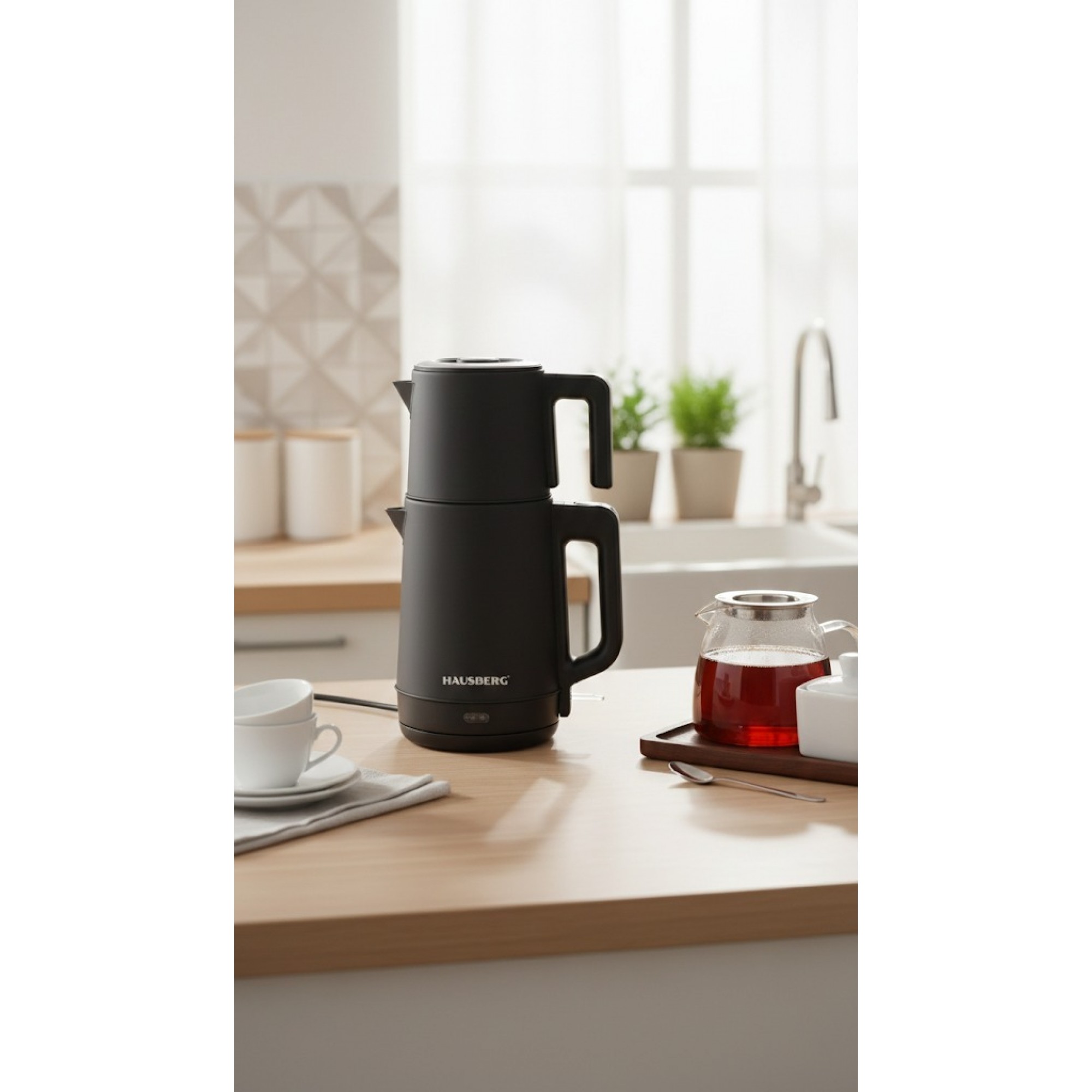 سێتی چایساز 2 لیتر؛ ڕەش - HB-3514IN