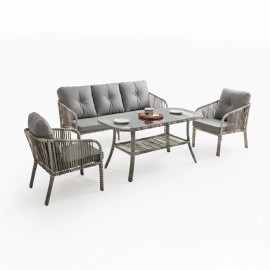 سێتی دانیشتنی کاپری بۆستن 3+1+1 + مێز + 2 پووف; ڕەساسی