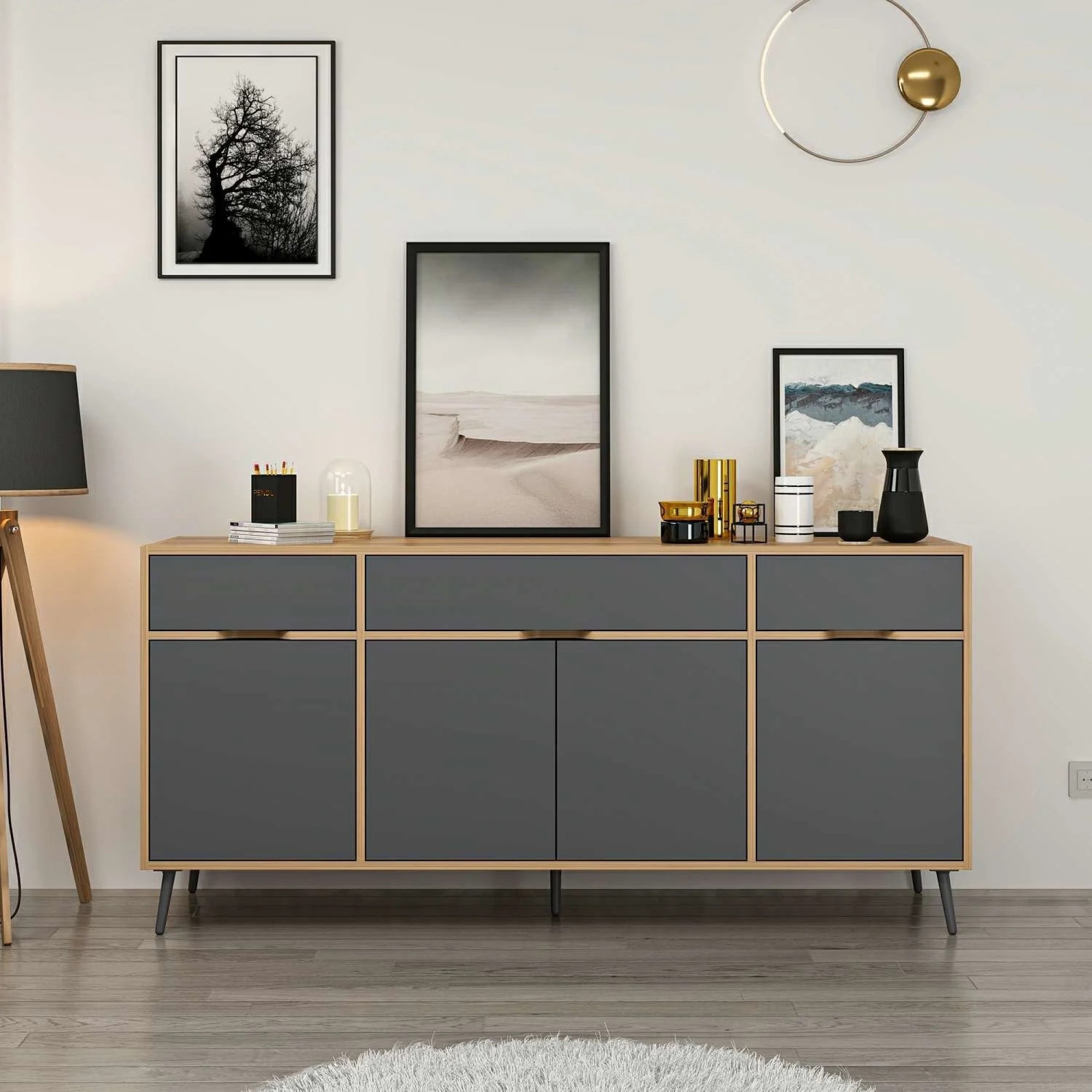 کۆنسۆڵ 180*45*86 سم ; ئەنتراسیت
