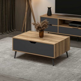 مێزی ناوڕاستی ئێلینا 90*60*41 سم ; ئەنتراسیت