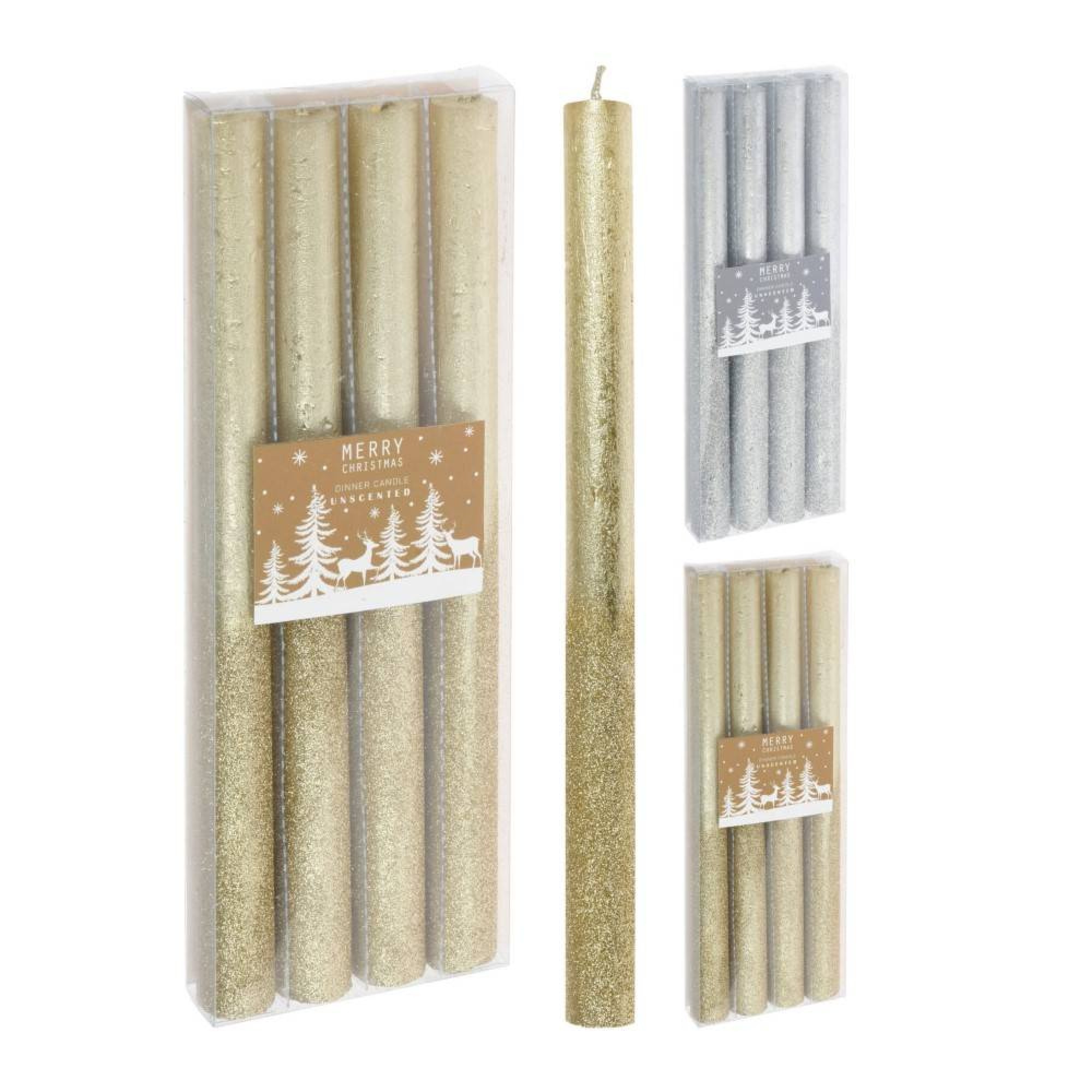 مۆمی ئێوارەخوانی سێتی 4 دانە 2 شێوەوجور