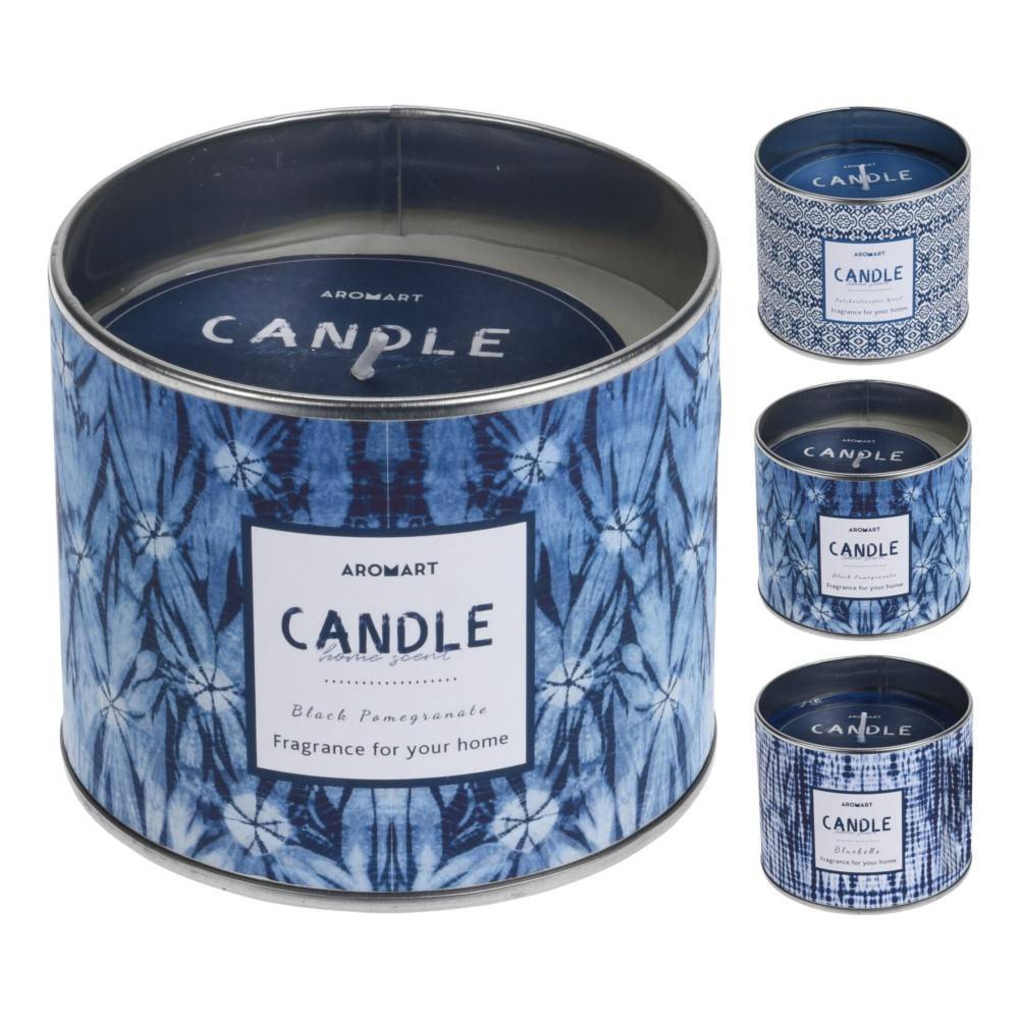 مۆم لەناو دەفری زینک 95 * 95 * 80 ملم