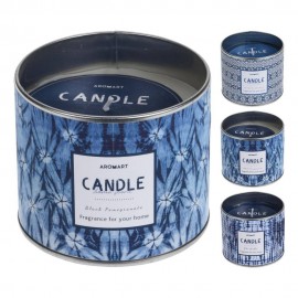 مۆم لەناو دەفری زینک 95 * 95 * 80 ملم