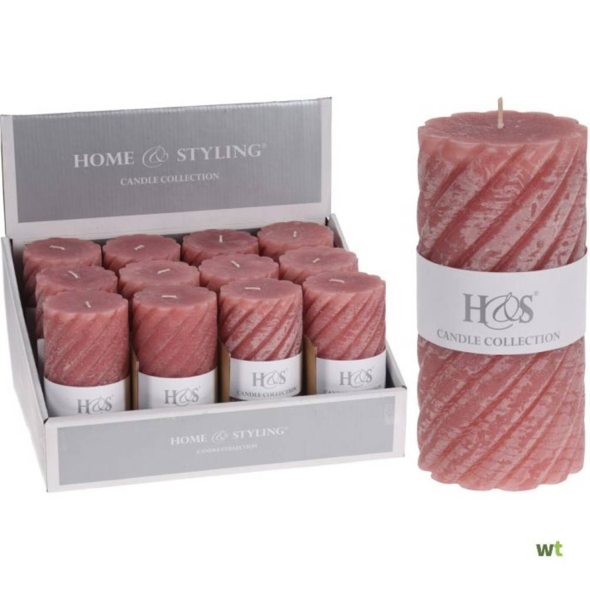 مۆم پێچاوپێچ ڕەنگی پەمەی کۆن 68 * 140 مم