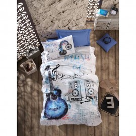 ئاسیر کوتون بوکس تاخمی سەرچەفی گیتار گەنجان رەنگی . شین