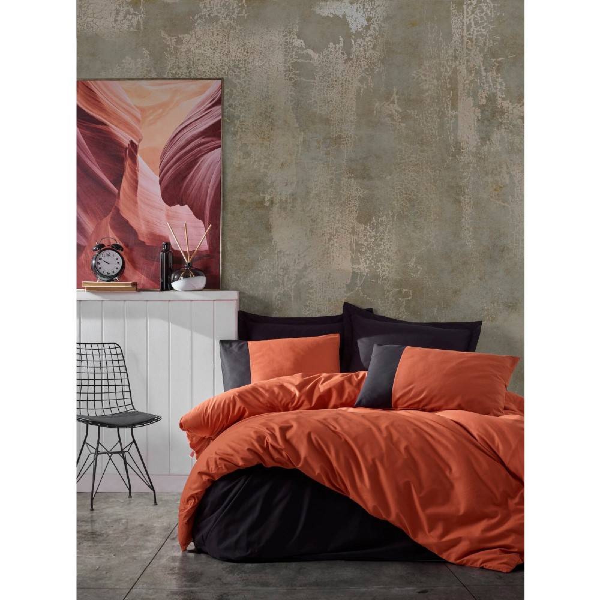 ئاسیر کوتون بوکس تاخمی سەرچەفی پلاین دوو نەفەری رەنگی .قرمیتی . سور