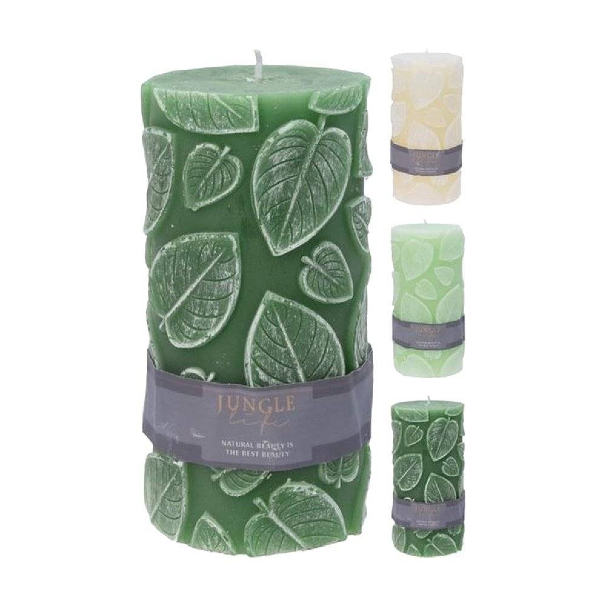 مۆمی ستوونی ڕەنگی تێکەڵاو 3 شێوەوجۆر