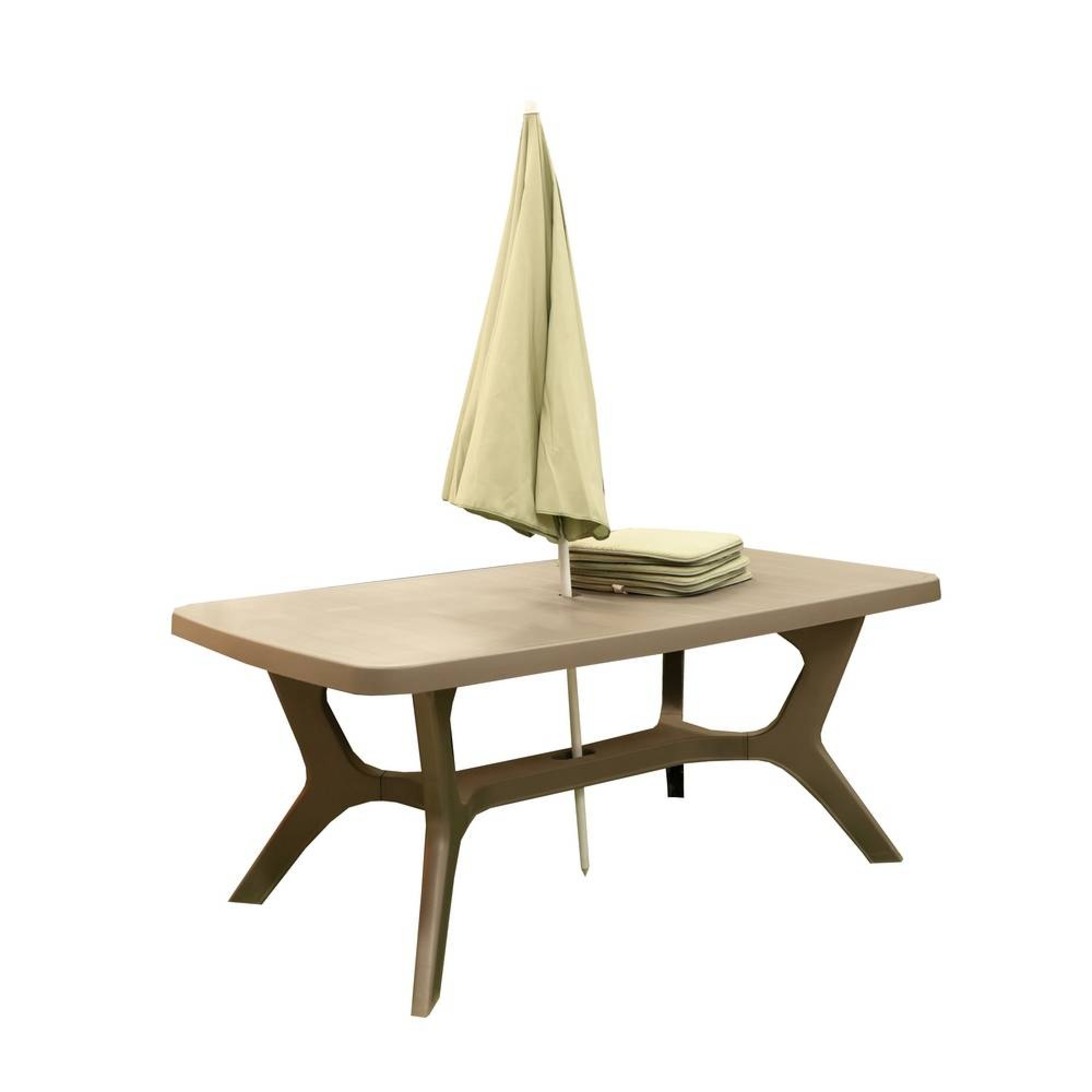 مێزی پلاستیکی ڤێرۆنی رەنگی رەساسی 100*170*73 سم