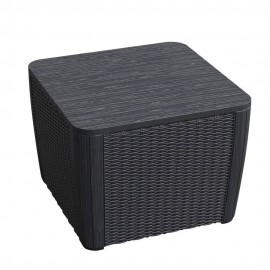 سندوقی پلاستیکی مێزی ناوەراستی لوزۆن  رەنگی ئەنتراسیت 57*57*43 سم