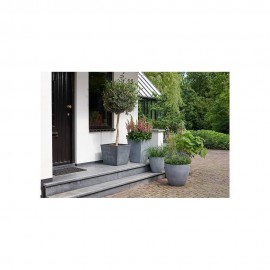 گۆلدانی  پلاستیکی کۆنکرێتی رەنگی کرێمی  53*50 سم