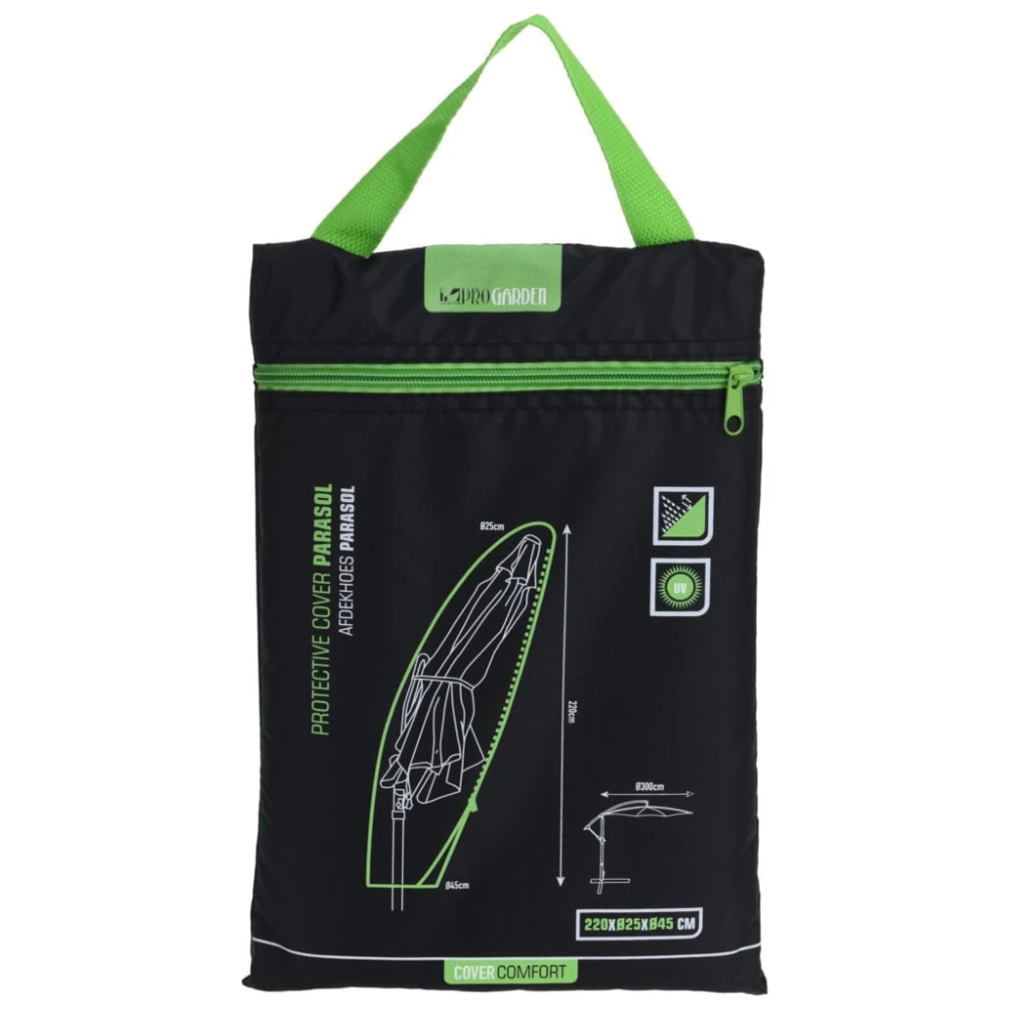 کەڤەر چەتر رەنگی ڕەشی