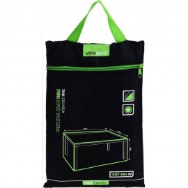 بەرگی مێزی باخچە رەنگی ڕەش 165 × 115 × 80 سم