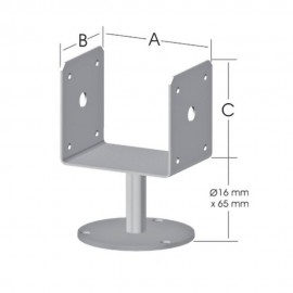 ڕاگری شێلمان U شێوە 80 ملم