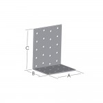 گۆشەی بەستنی 90 پلەی لا ناڕێك 80*60*140