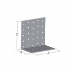 گۆشەی بەستنی 90 پلەی لا ناڕێك 100*80*120