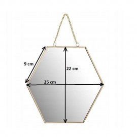 ئاوێنەی سەر دیوار شێوەی هەنگوینی