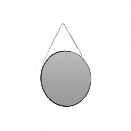 ئاوێنەیەکی هەڵواسراوی کانزای رەنگی رەش 20 سم