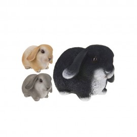 پەیکەری دیکوری کەروێشک  4 ڕەنگی جۆراوجۆر 16 * 10 سم