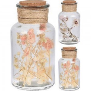 گوڵ لە ناو بۆتلی شووشەدا 13 سم 2 شێوە